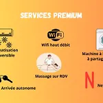 Apartmán La Nimoise T2 Avec Climatisation Et Netflix Centre
