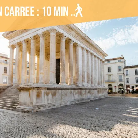 Apartmán La Nimoise T2 Avec Climatisation Et Netflix Centre