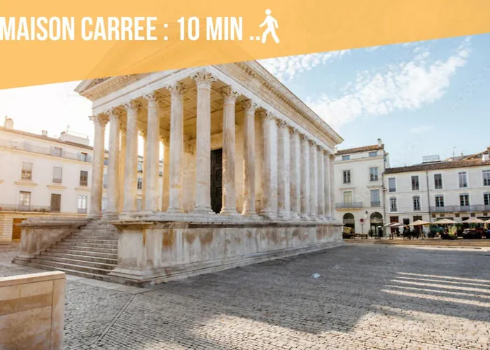 Apartmán La Nimoise T2 Avec Climatisation Et Netflix Centre