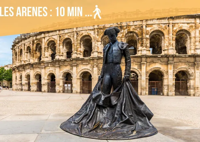 Apartmán La Nimoise T2 Avec Climatisation Et Netflix Centre